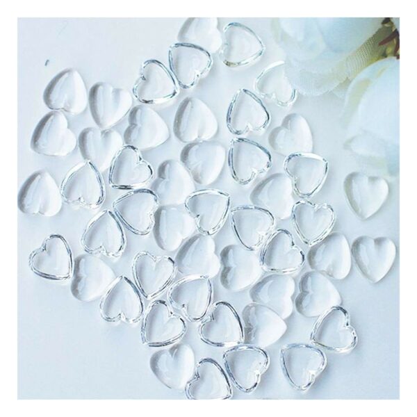 Droplets Heart 3 100pcs
