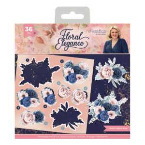 Floral Elegance 15x15cm - Decoupage