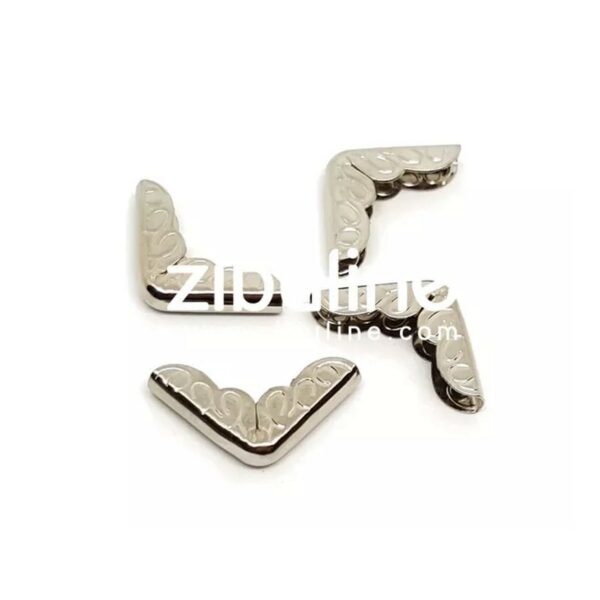 Coins métal - Gravés argentés