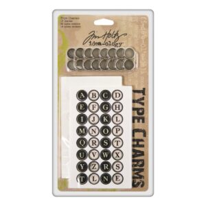 Type charms 16pcs