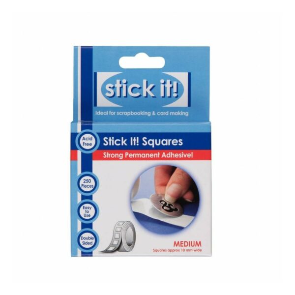 Carres adhesifs (250 carres) 10mm