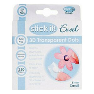 3D dots transparent (250 dots) 6mm