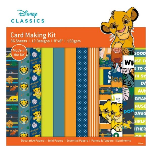 Card making pad Roi lion 20x20cm