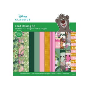 Card making pad Livre de la jungle 20x20cm