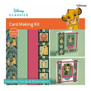 Kit carte invitation le roi lion 20x20cm