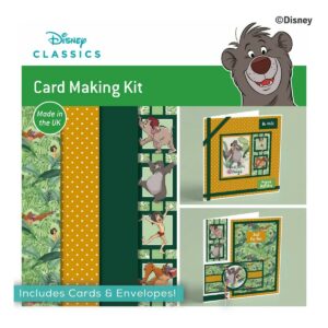 Kit carte invitation le livre de la jungle 20x20cm