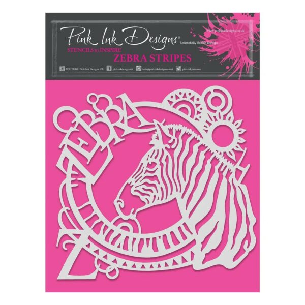 Zebra stripes 20x20cm