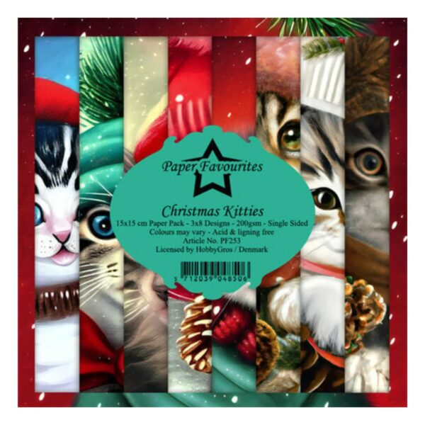 Christmas Kitties 15x15cm