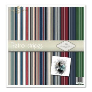 Retro stripes 30x30cm
