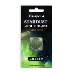 Stardust metallic pigment Astral green