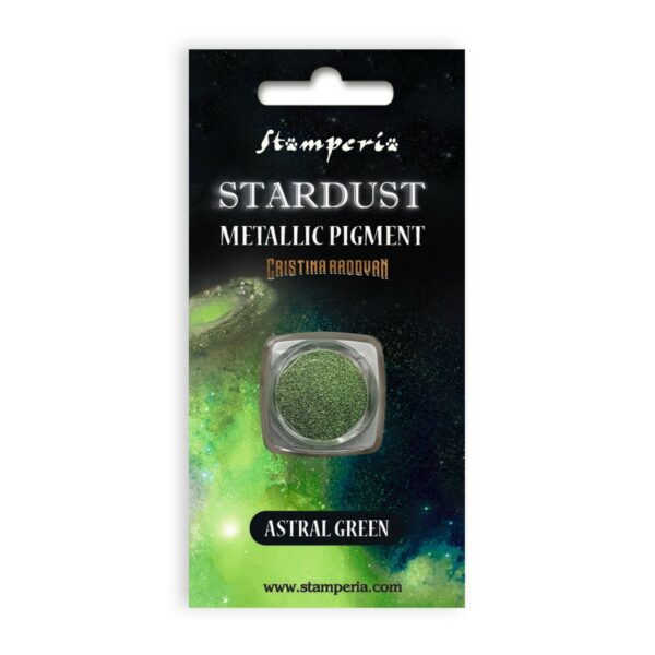 Stardust metallic pigment Astral green