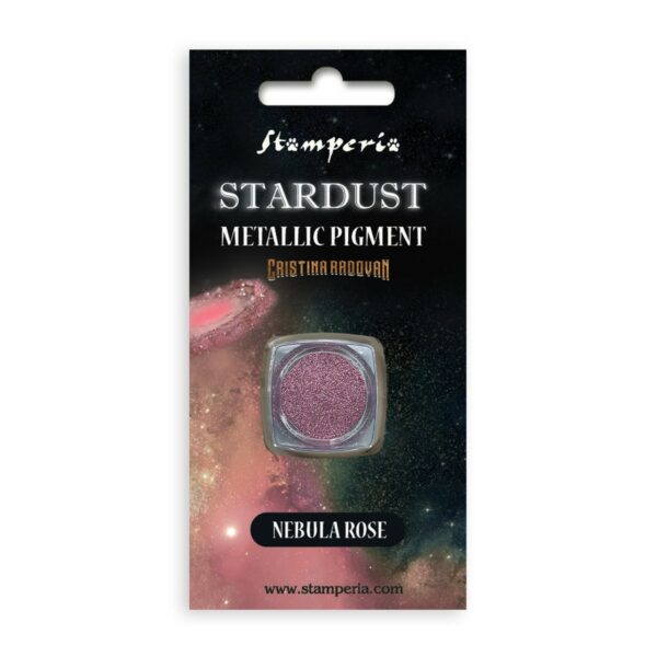 Stardust metallic pigment Nebula rose