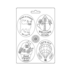 Create Happiness Welcome Home - Plates A5