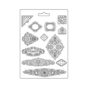 Vintage Library Plates A4