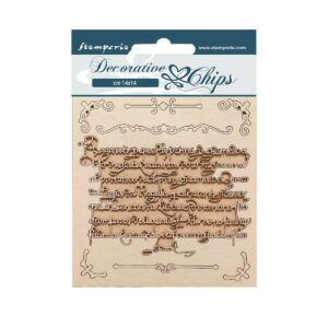 Vintage Library - Letters 15x15cm