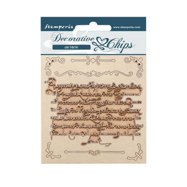 Vintage Library - Letters 15x15cm