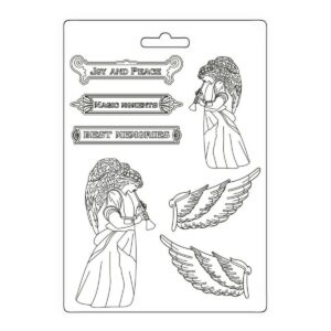 Christmas - Angel and Wings A5