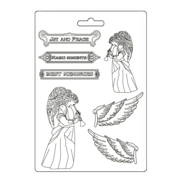 Christmas - Angel and Wings A5