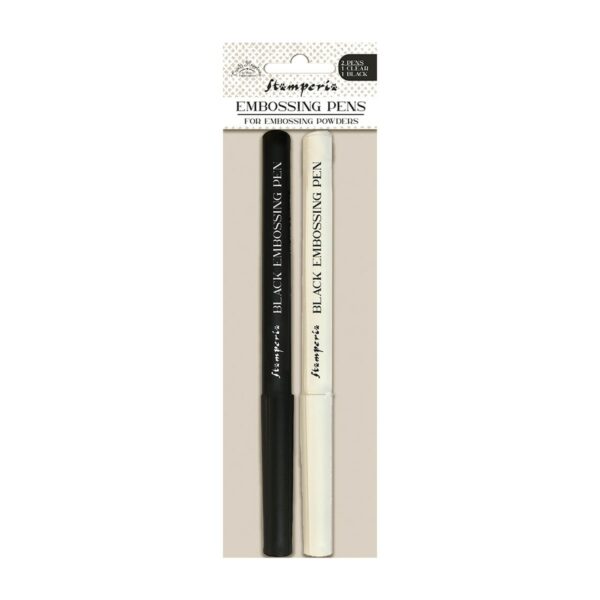 Create Happiness Embossing Pens Clear & Black