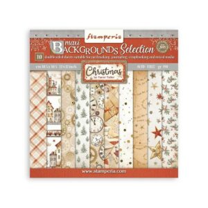 Gear Up For Christmas Background 30x30cm