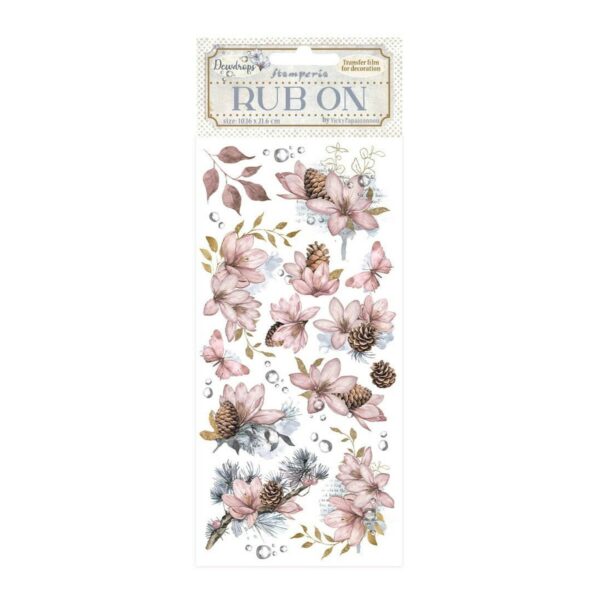 Dewdrops - Pinecones And Flowers 10x21cm