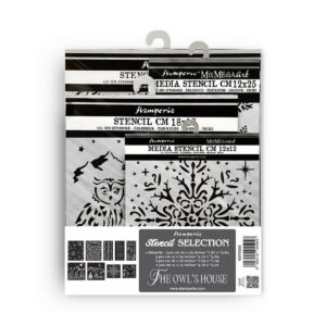 The Owl's House Stencil Assortment (9pcs)