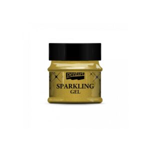 Sparkling Gel - transparent gold