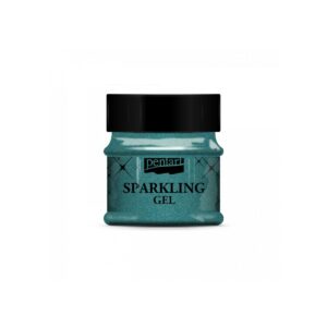 Sparkling Gel - blue silver