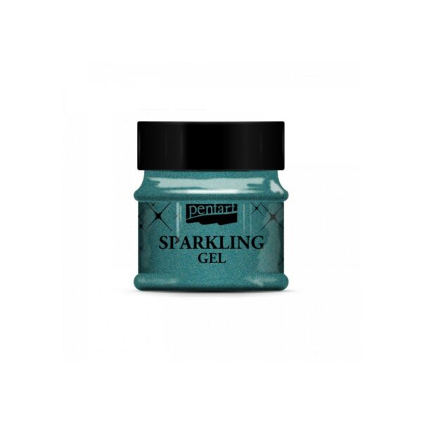 Sparkling Gel - blue silver