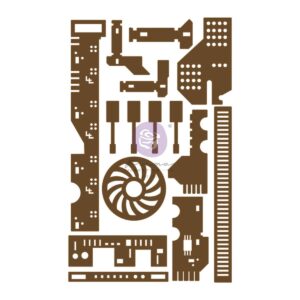 All the parts Chipboard diecut 15pcs