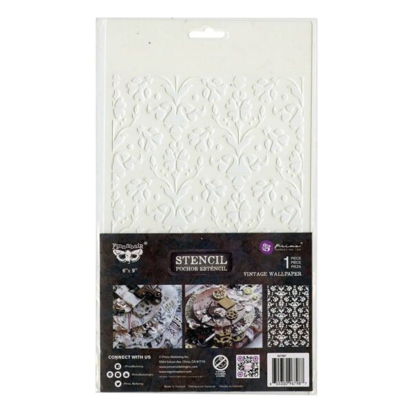 Vintage wallpaper 15x22.5cm