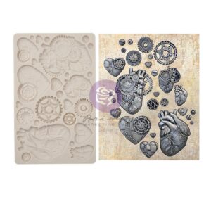 Steampunk Hearts 12.7x20.32cm