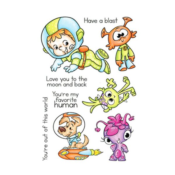 Astronaut & Aliens A6