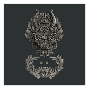 Door Knocker N 1 18.9x11.6x1.1cm