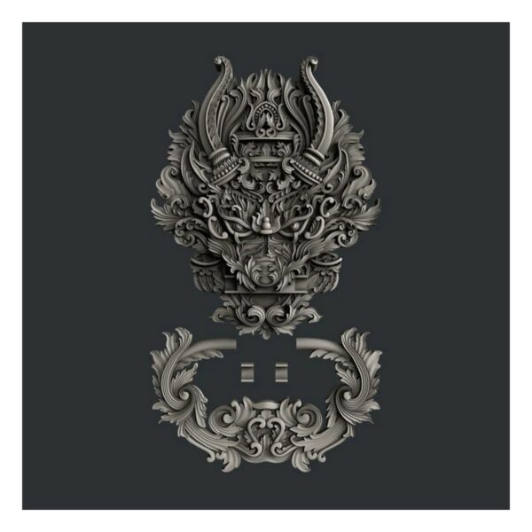 Door Knocker N 1 18.9x11.6x1.1cm