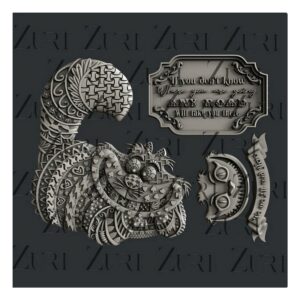 Cheshire cat 18.1x14.9x0.9cm