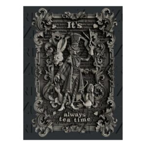 Mad hatter 11.9x17.8x0.8cm