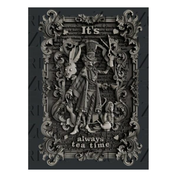 Mad hatter 11.9x17.8x0.8cm