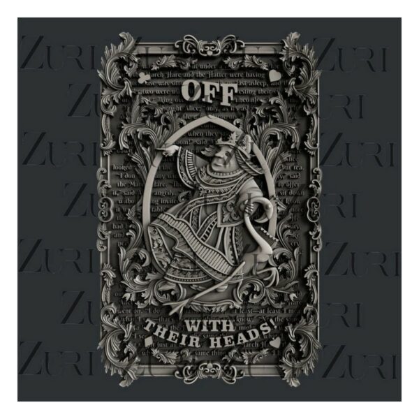 Off with their heads 11.2x17.8x0.8cm