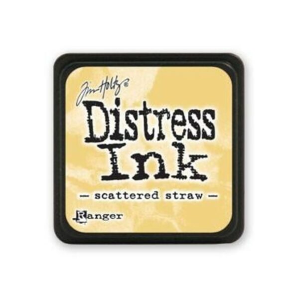 Distress ink scattered straw mini pad