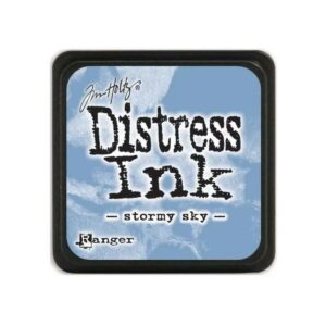Distress ink stormy sky mini pad