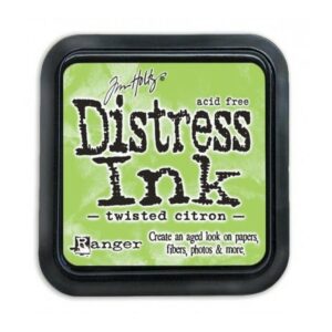Distress ink twisted citron mini pad