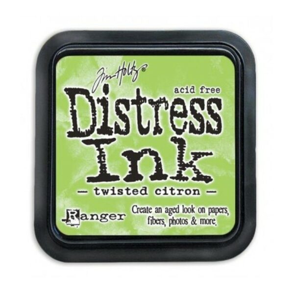 Distress ink twisted citron mini pad