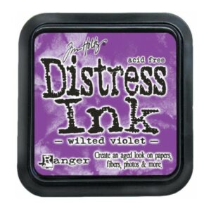 Distress ink wilted violet mini pad