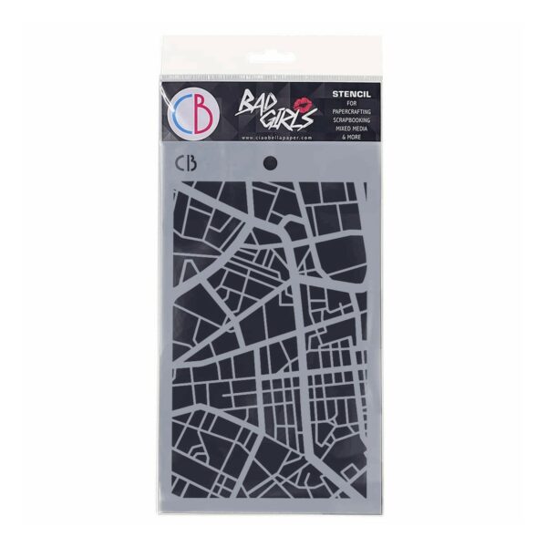 City map 12.7x20.3cm