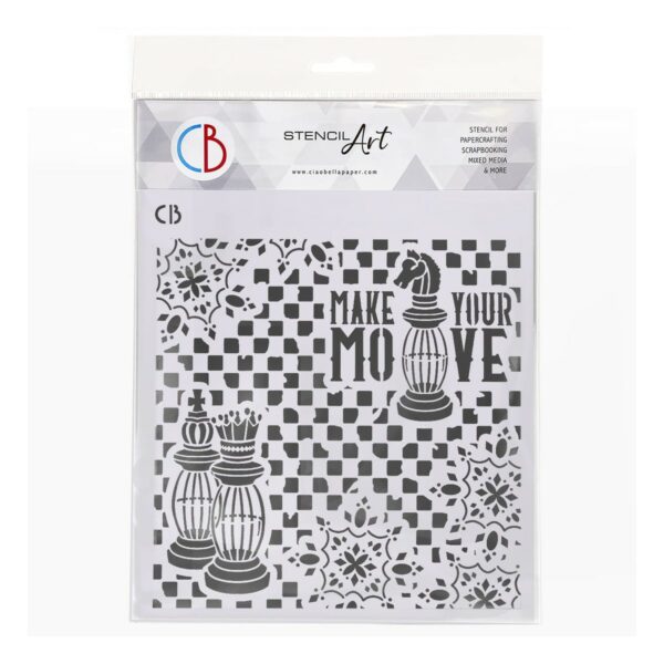 Make your move 20x20cm