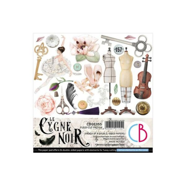 Le Cygne Noir 15x15cm