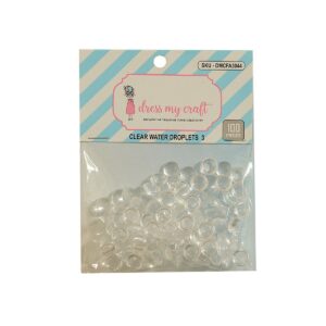 Droplets Clear Water 3 100pcs