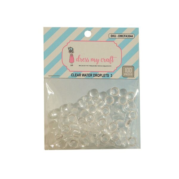Droplets Clear Water 3 100pcs