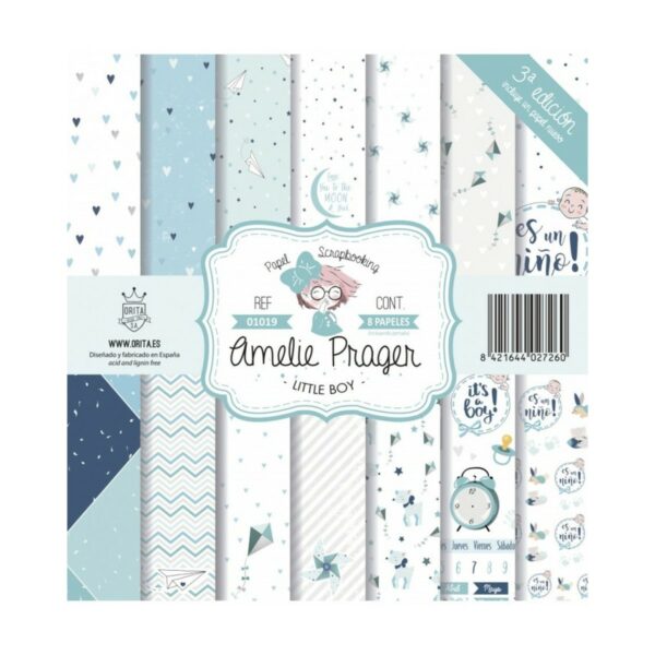 AMELIE PRAGER - Little Boy 30x30cm